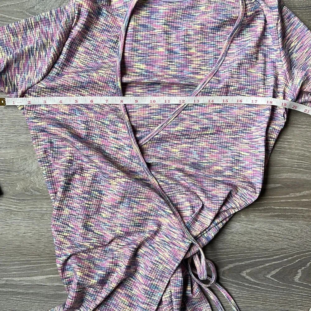 Lisa Says Gah Lucille Long Sleeve Wrap Midi Dress in Berry - Picture 12 of 13